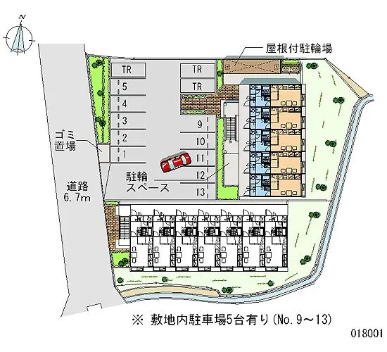 ★手数料０円★羽曳野市西浦　月極駐車場（LP）